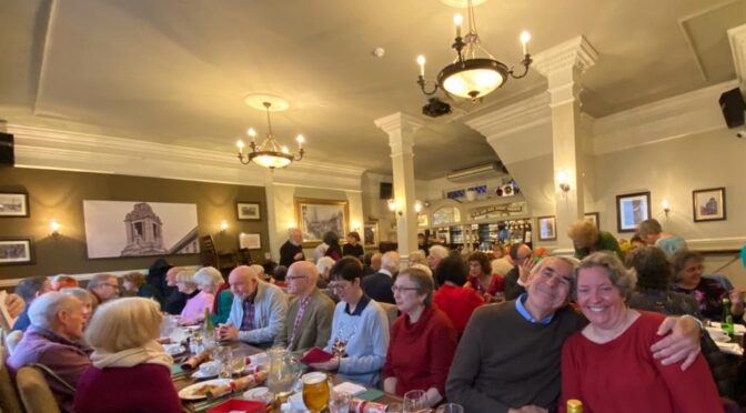 CLUB XMAS LUNCH AND WESTMINSTER WALK – 10TH DECEMBER