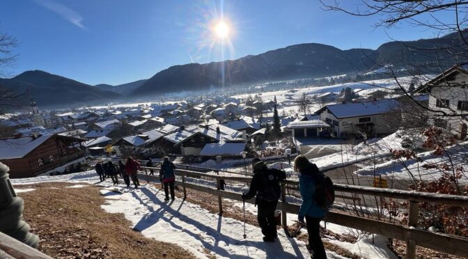 SNOW-WALKING WEEKEND REIT IM WINKL – BAVARIAN ALPS – GERMANY 19-23 JANUARY 2024