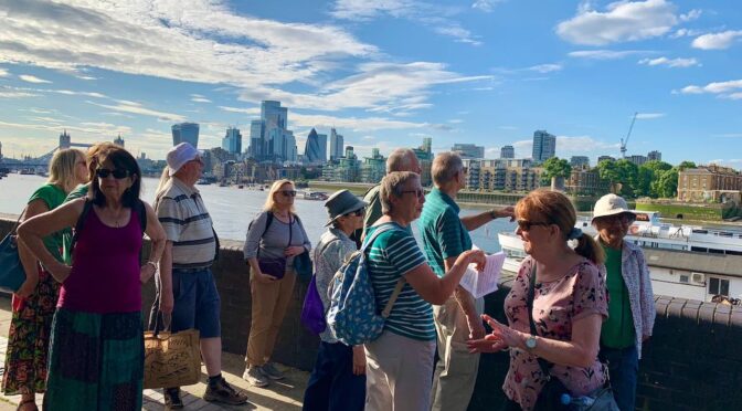 EVENING WALK TO ROTHERHITHE AND SOUTHWARK PARK – 18th JULY 2024
