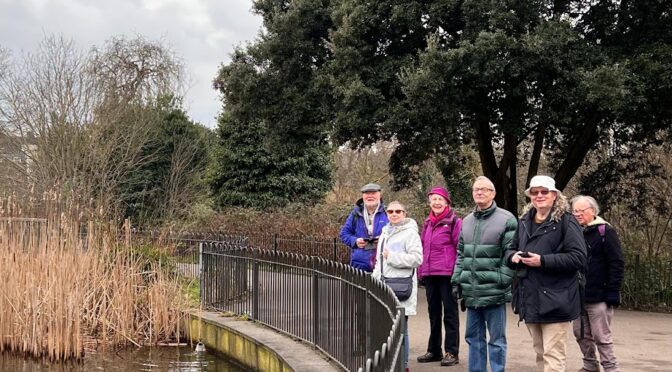 BROCKWELL PARK WALK (HERNE HILL TO BRIXTON STATIONS) 12 FEBRUARY 2025